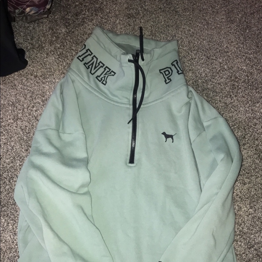 Vs pink half zip
